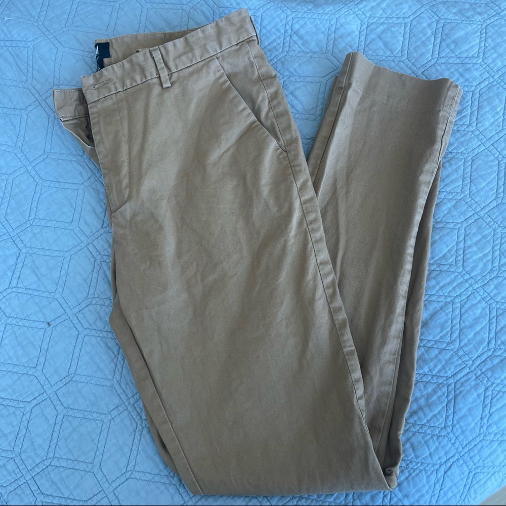 H&M slim fit mens khaki pants -33Regular